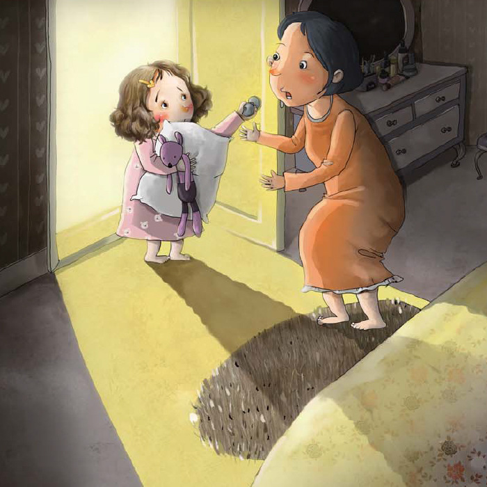 엄마방으로 가는 아이